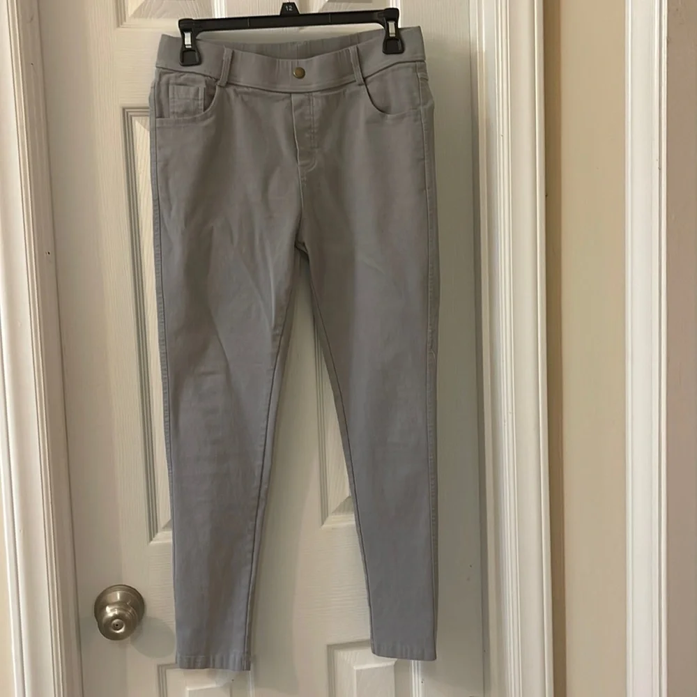 Grey Stretch Leggings - Picture 1 of 3